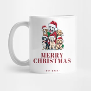 Christmas Dogs Design Mug